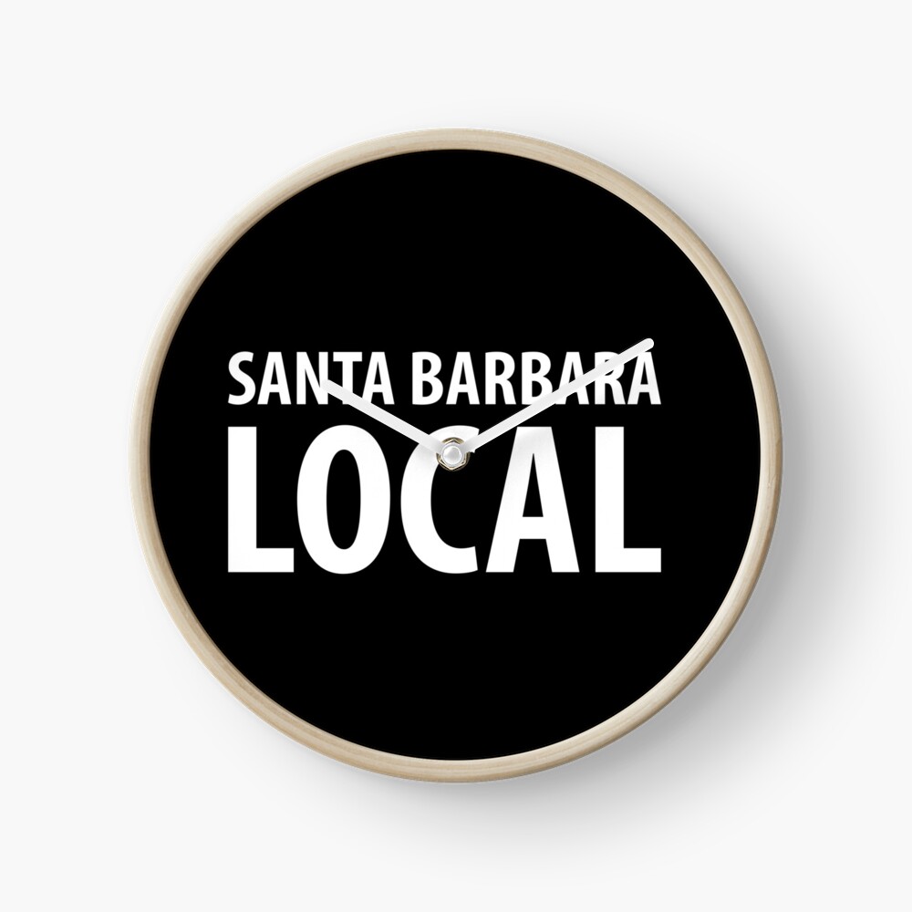 Classic Santa Barbara Local Clock
